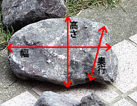 堺　庭石の処分・撤去作業